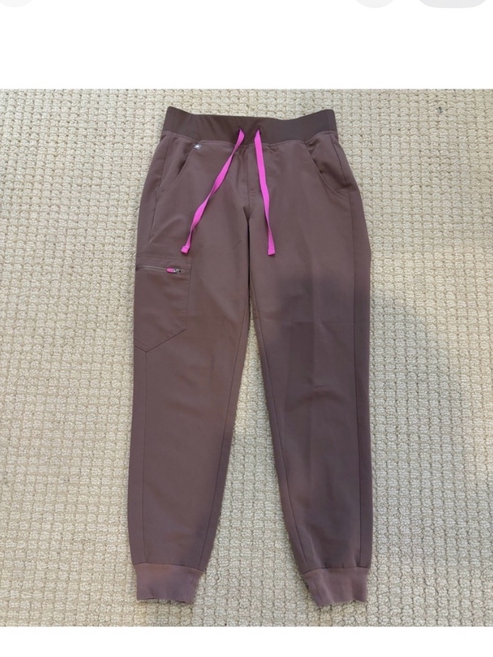 Figs Smokey taupe HW/XS scrub pants